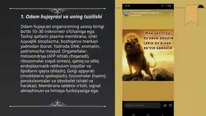 Odamlar organizmlari 3