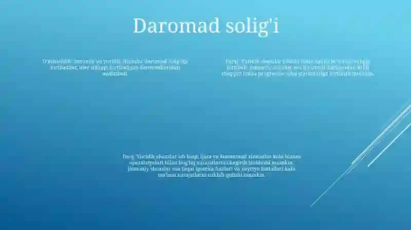 Yuridik Va Jismoniy Shaxslarni Soliqqa Tortishning O'Ziga Xos O'Xshashlik Va Farqli Jihatlari 3