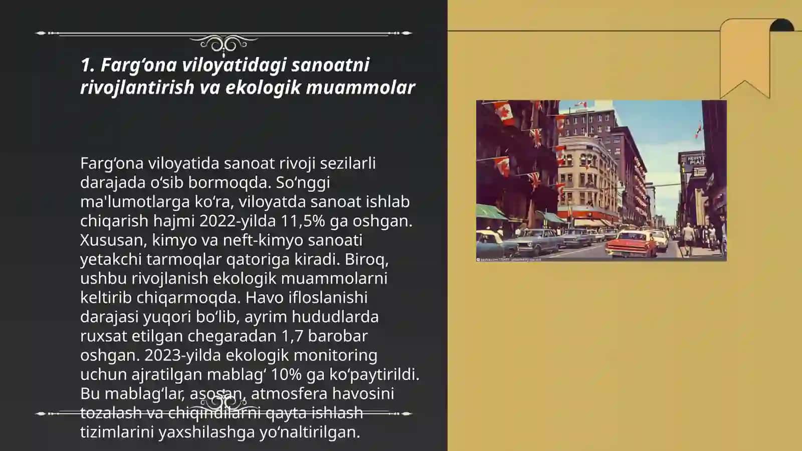 Farg‘ona viloyatidagi sanoat korxonalarining ekologiyaga ta'sir 3