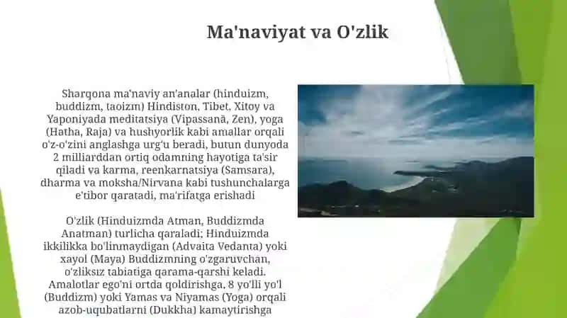 Ma'naviyat va O'zlik 3