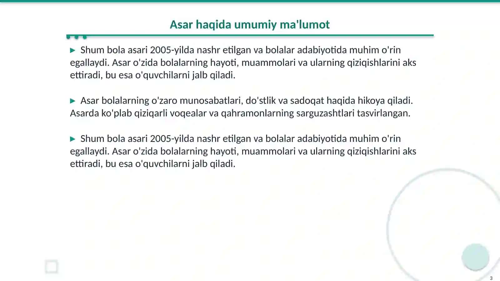 Shum bola asari 3