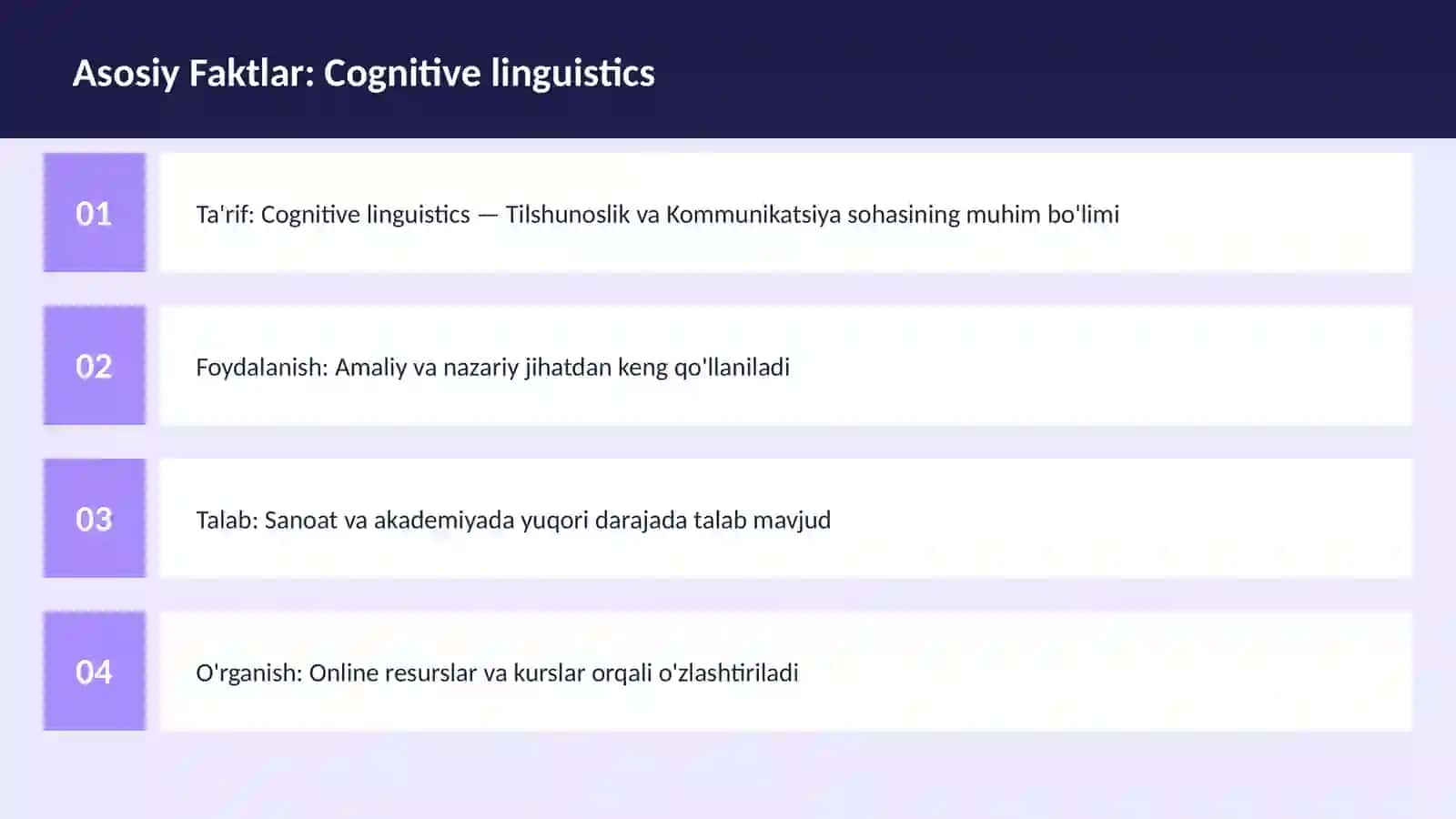 Cognitive linguistics 3