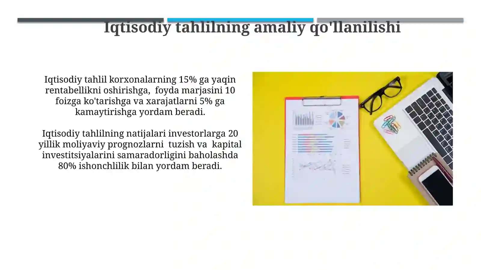 Iqtisodiy tahlil faning predmeti, vazifalari 3