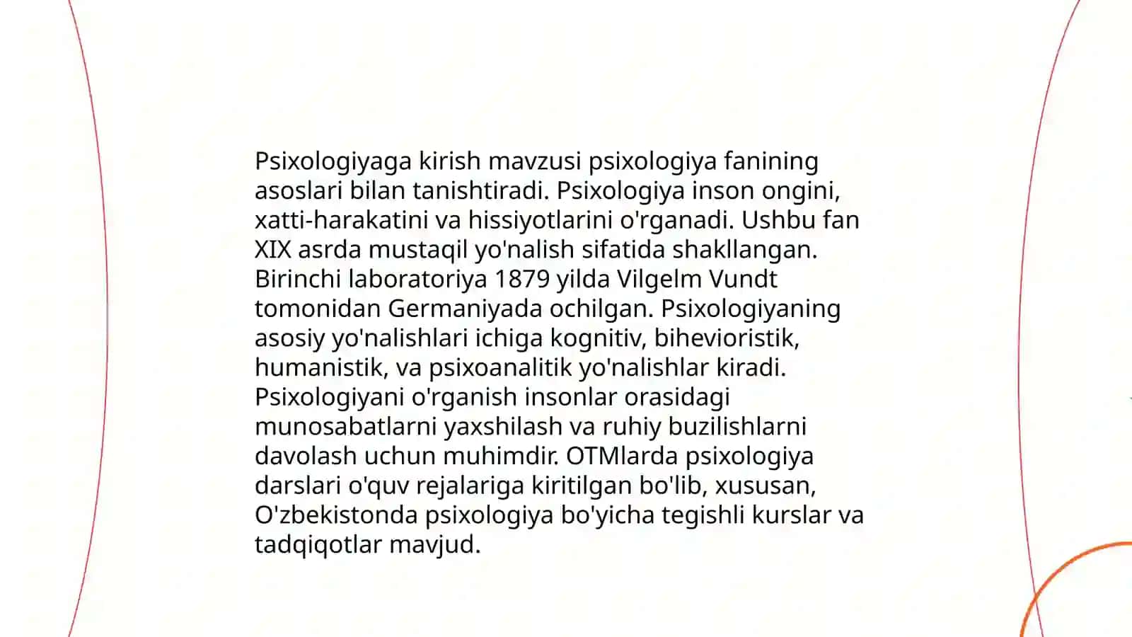 Umumiy psixologiya nazariyasi va amaliyoti fanining predmeti 3