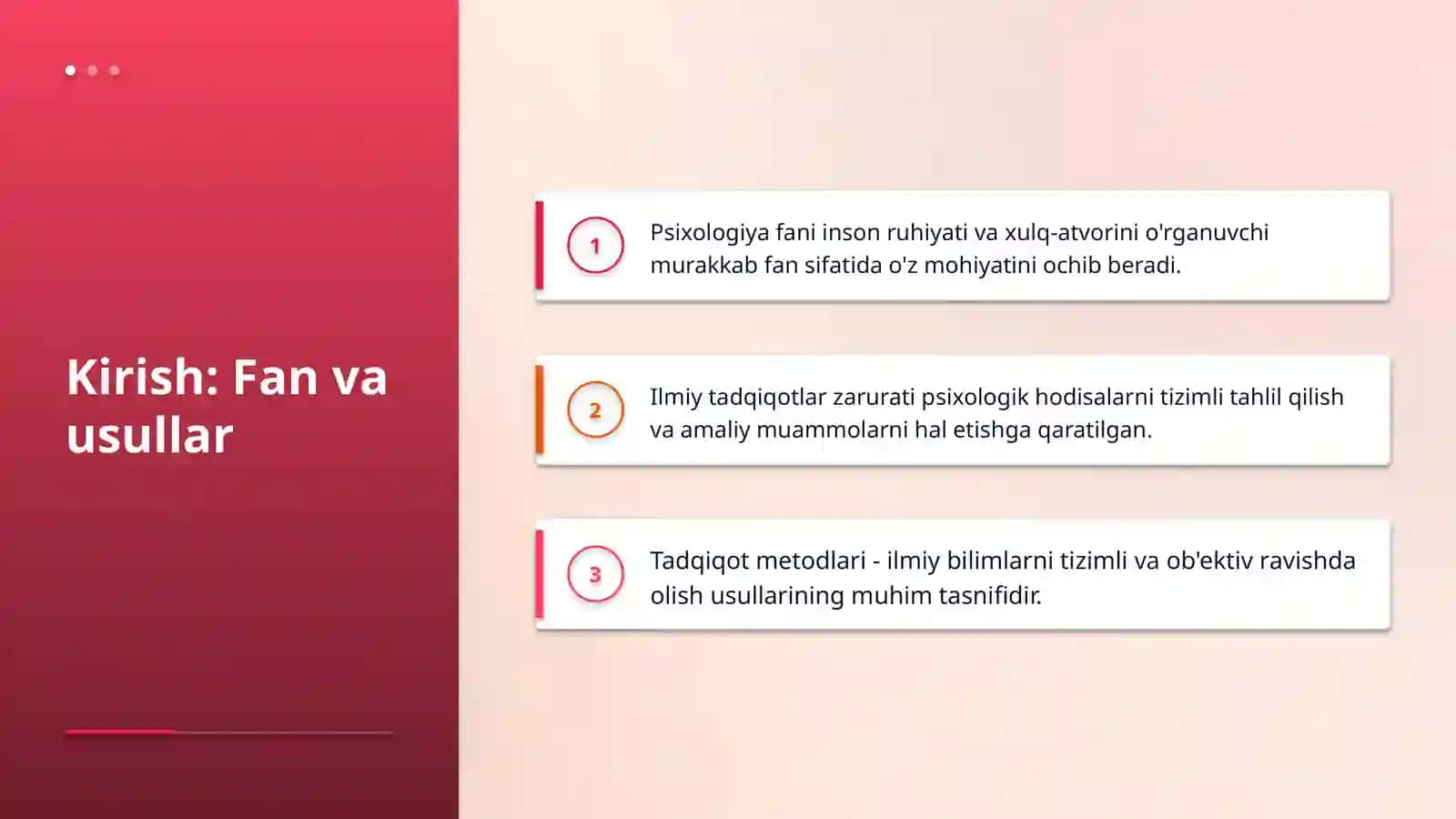 Psixologiya fani ilmiy tadqiqot metodlari haqida umumiy tushuncha 3
