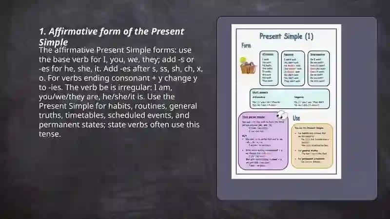 Present Simple 3