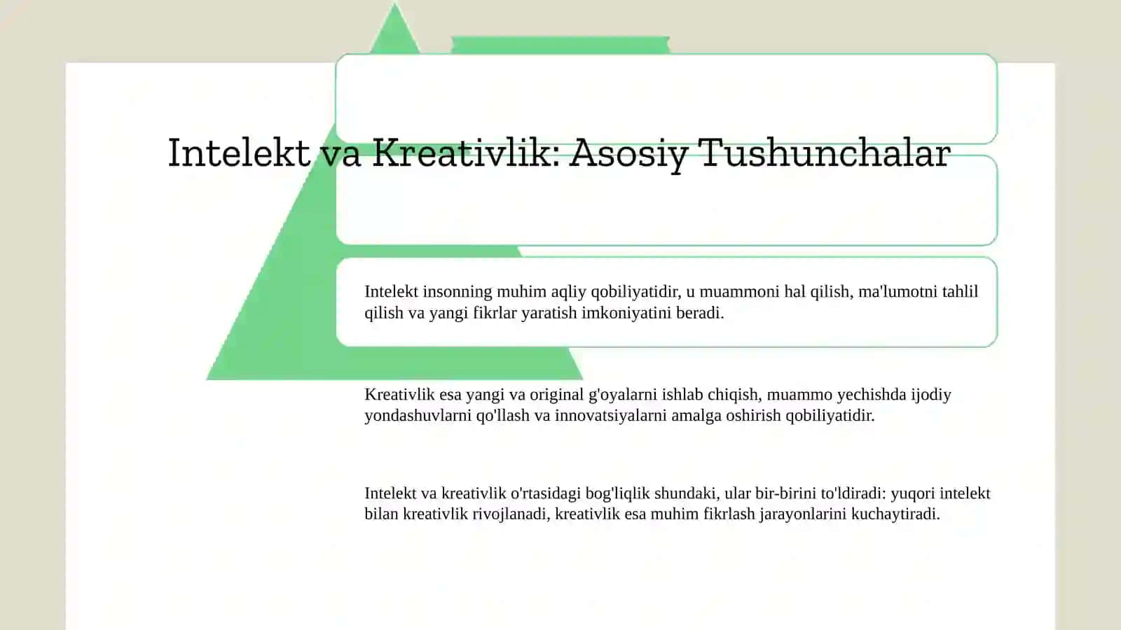 Intelekt va kreativlik 3