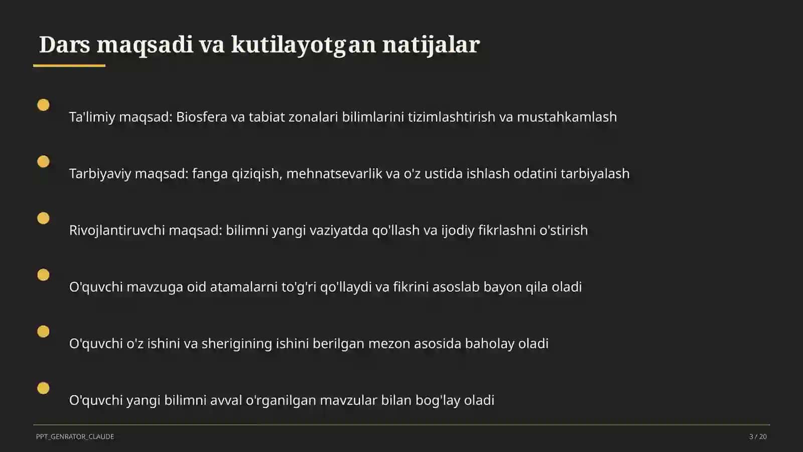 Biosfera va tabiat zonalari (6-sinf) 3