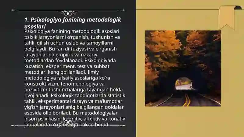 Psixologiya metodologiyasi va falsafa 3