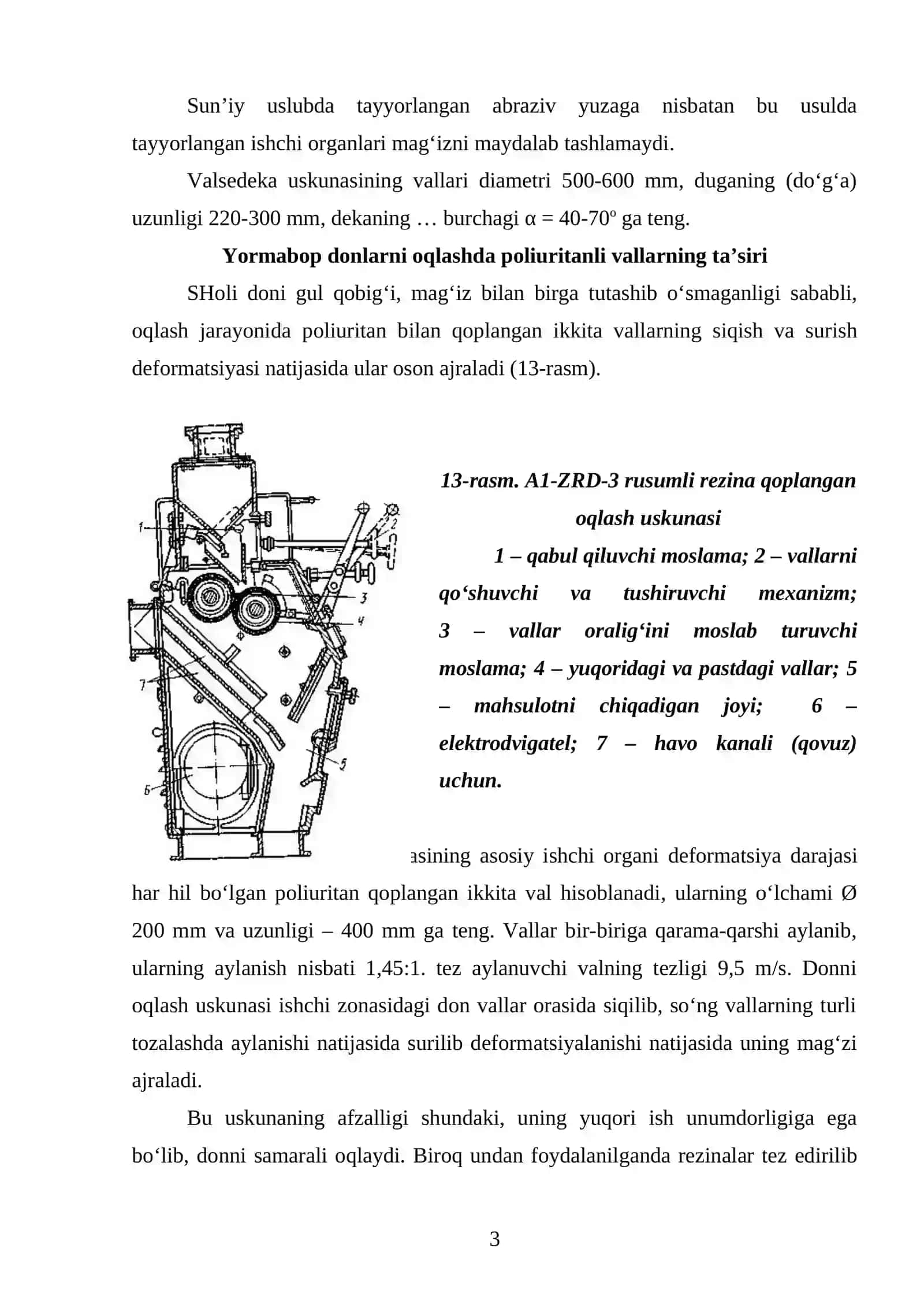 Yorma ishlab chiqarishdagi texnologik jarayonlar 3