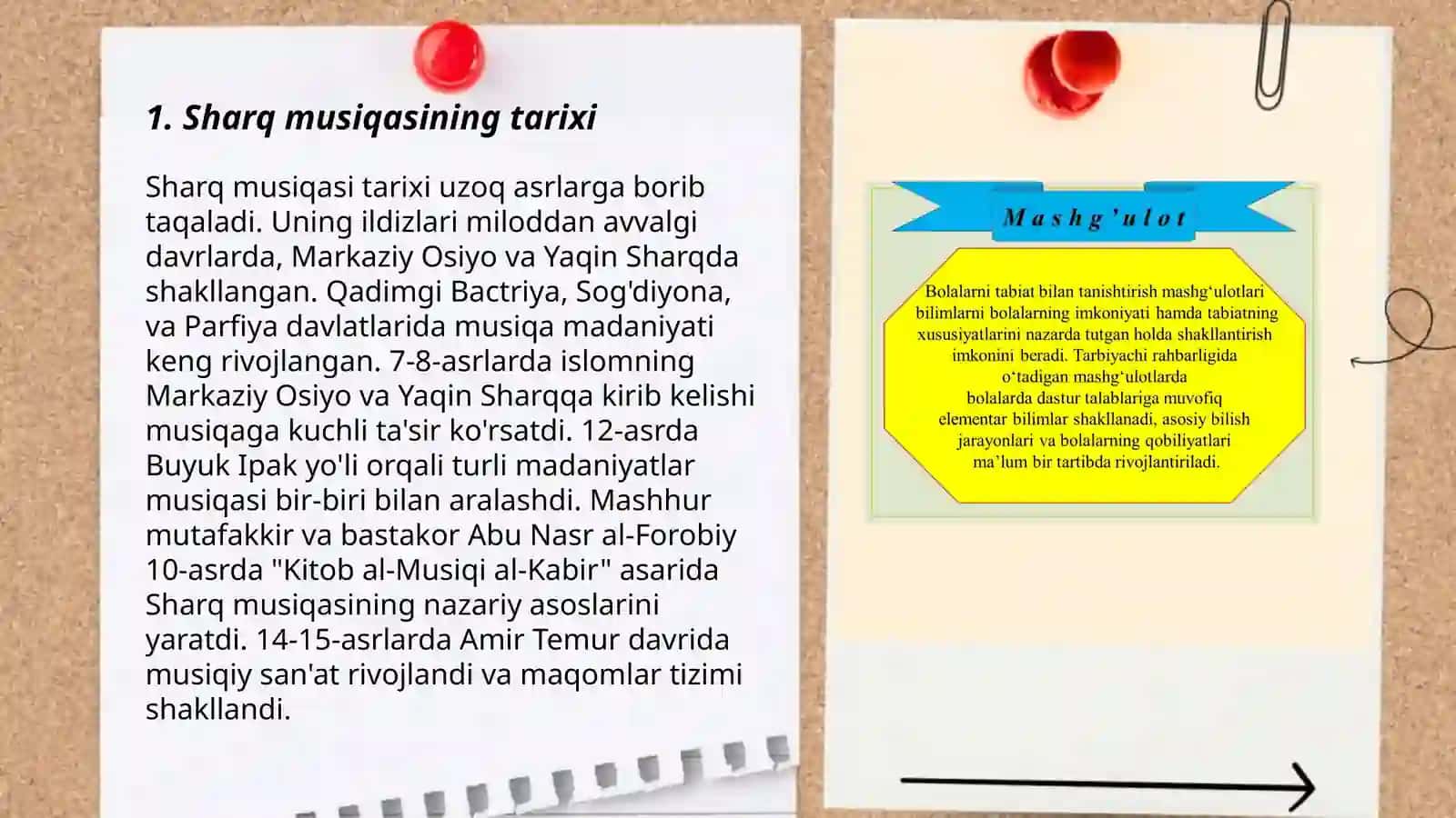 Sharq mamlakatlarini musiqasi va madaniyatini yoritib berish 3