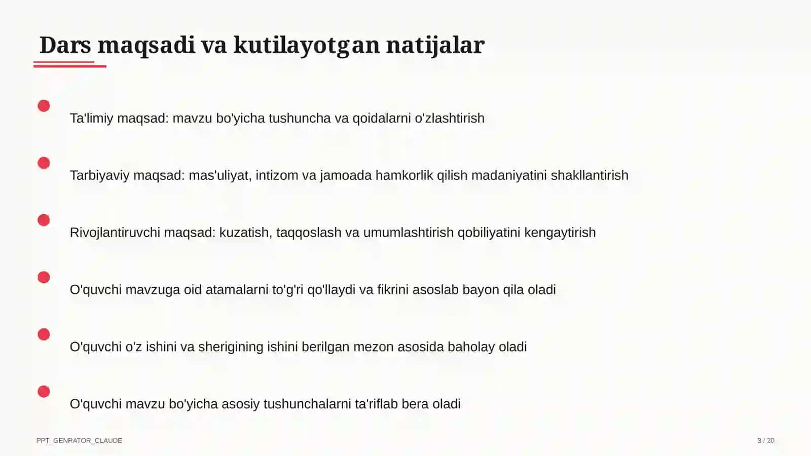 Geometriya (7– 11) — takrorlash darsi uchun 3