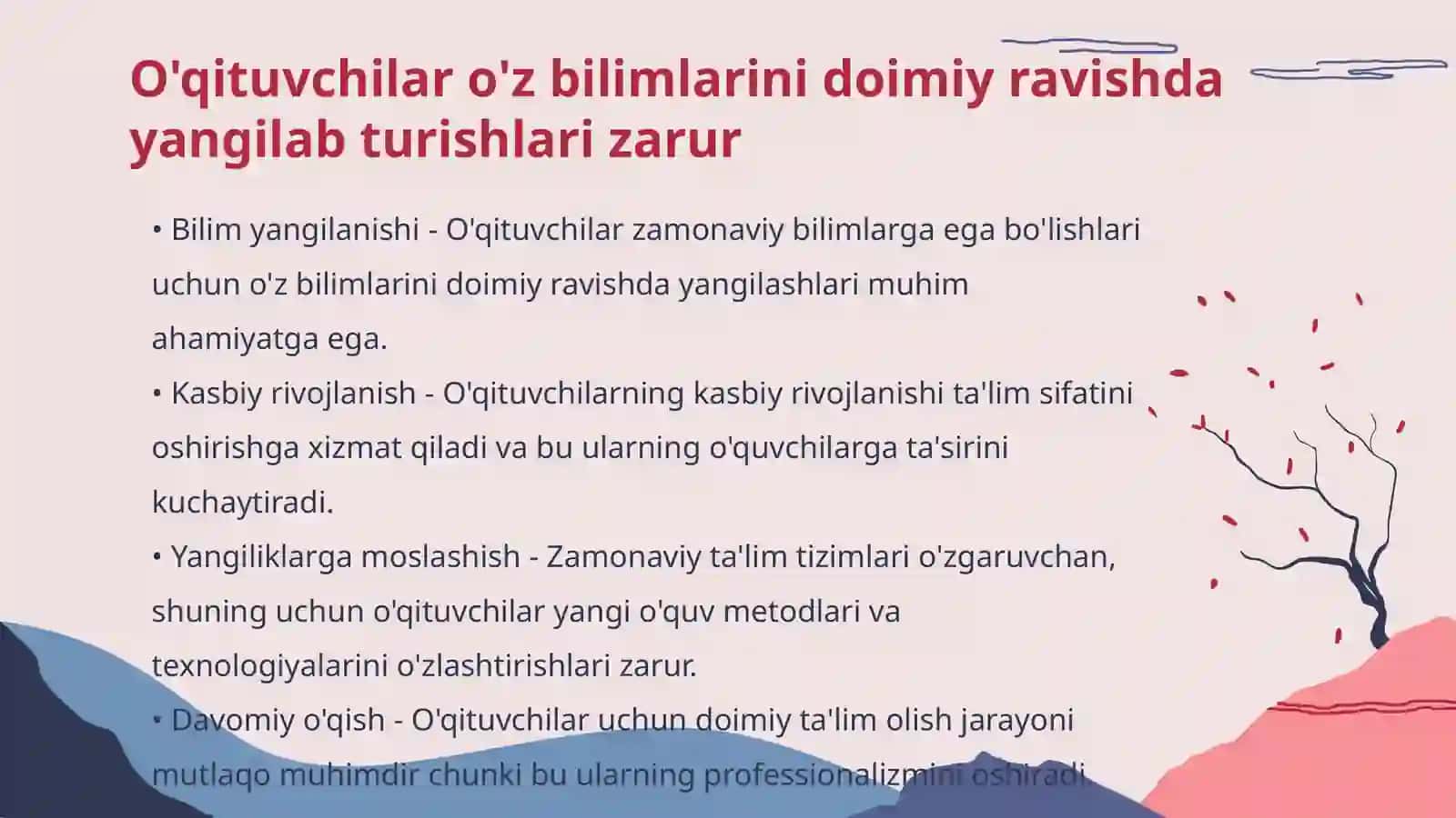 Oʻqituvchining faoliyatidagi kasbiy mahorat burch va masuliyatlari 3