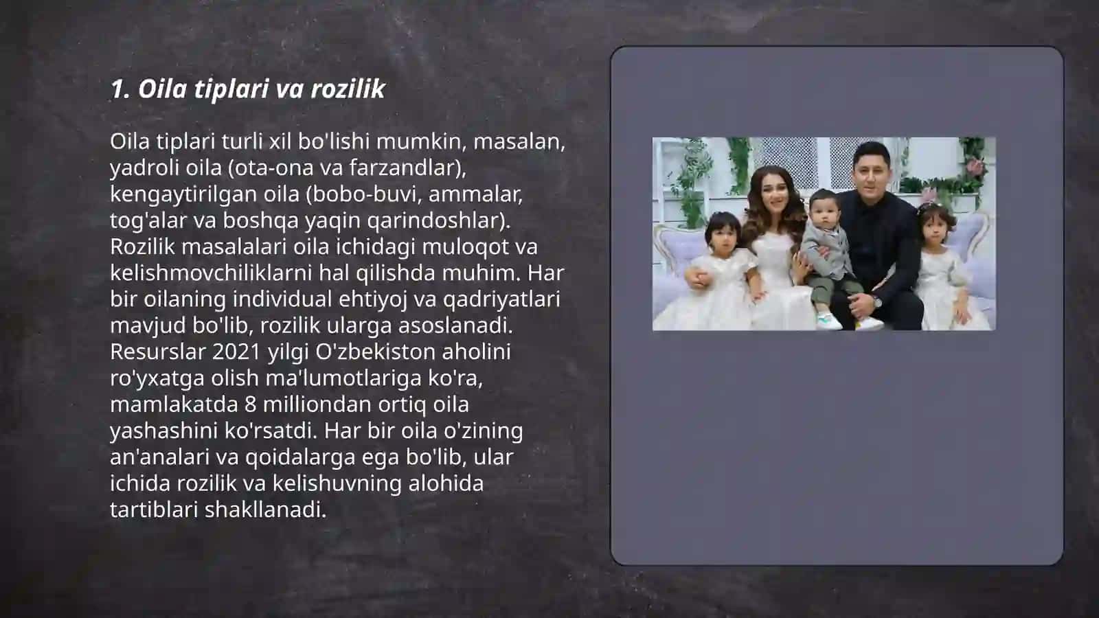 Oila tiplari va rollari 3