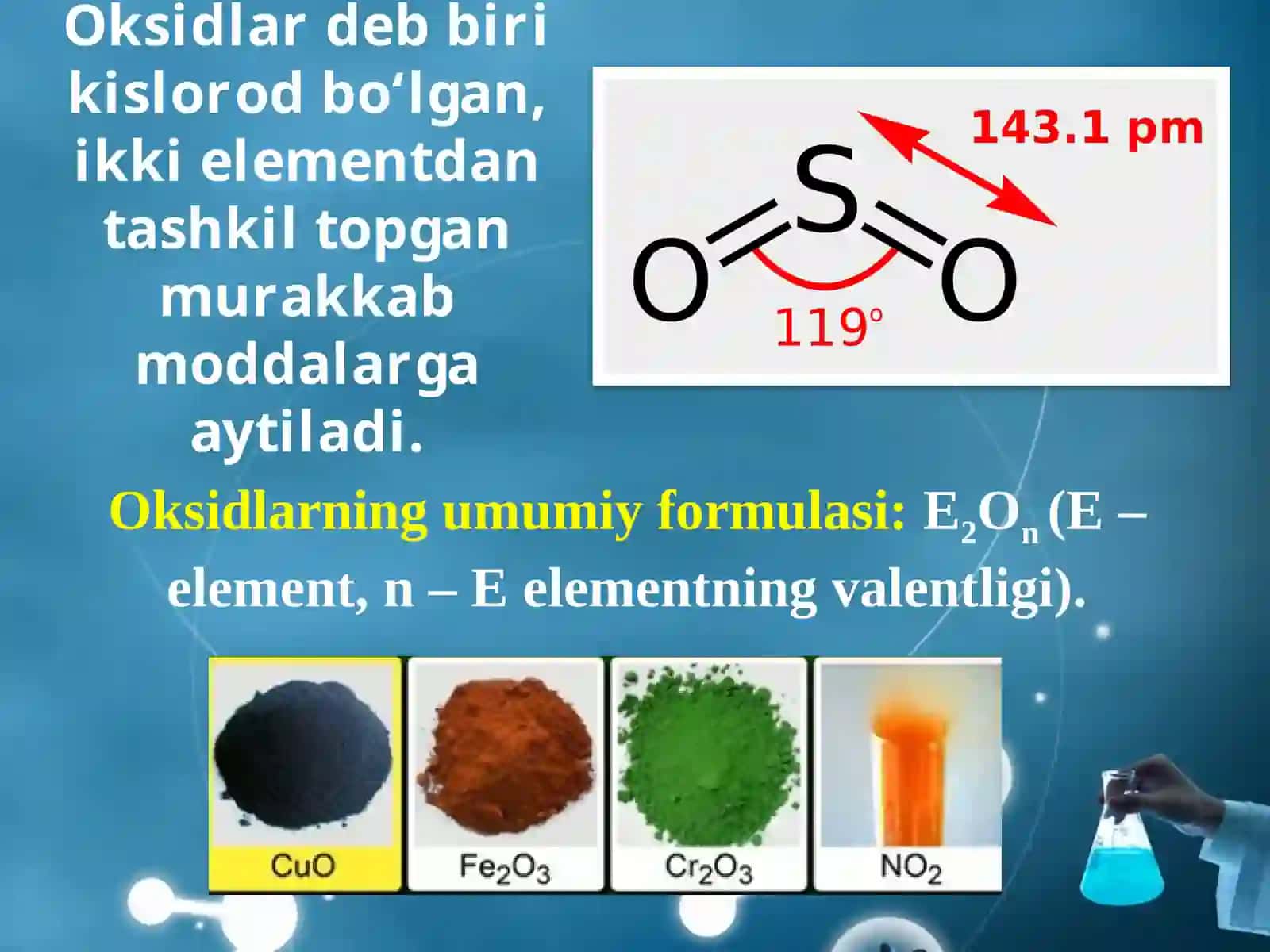Oksidlar va asoslarining olinishi, xossalari va ishlatilishi 3