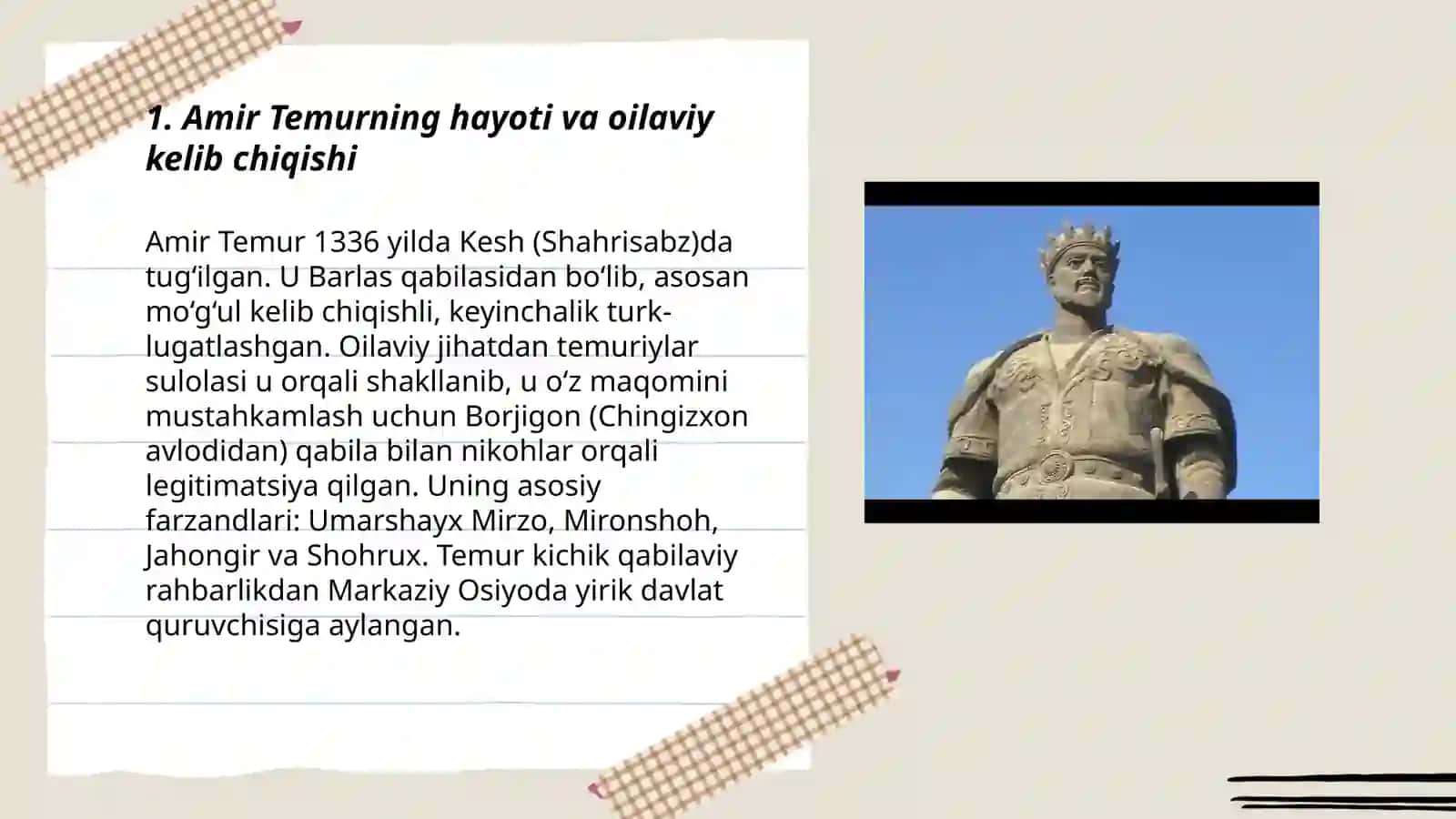 AMIR TEMUR 5-f sinf 3