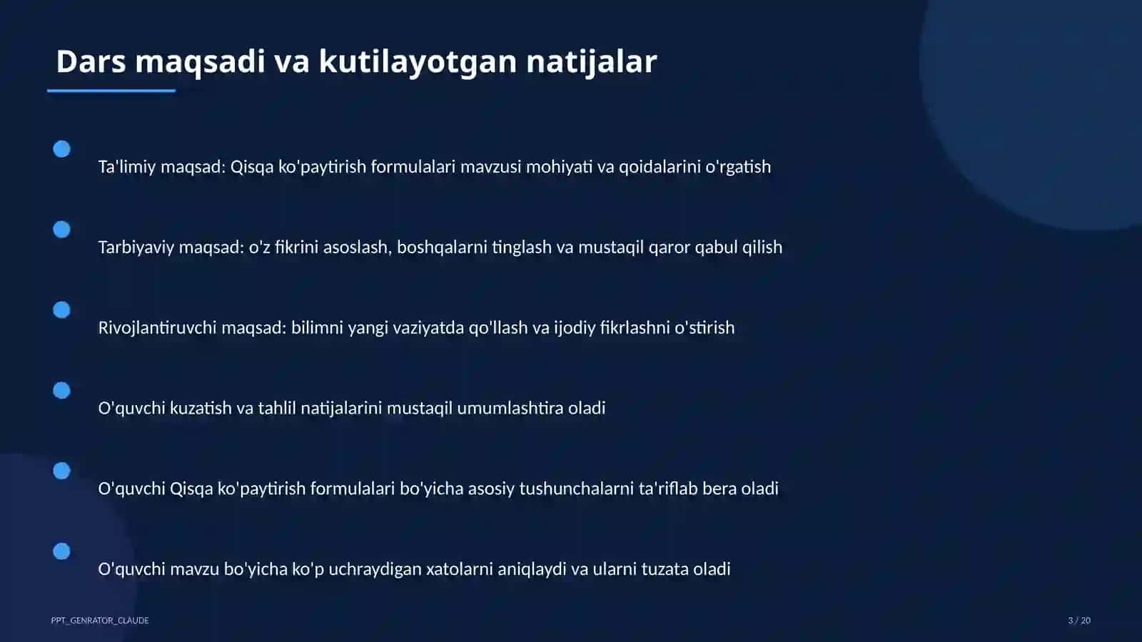 Qisqa ko'paytirish formulalari (7-sinf) 3