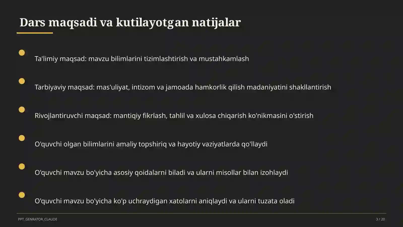 PISA tadqiqoti va matematik savodxonlik 3