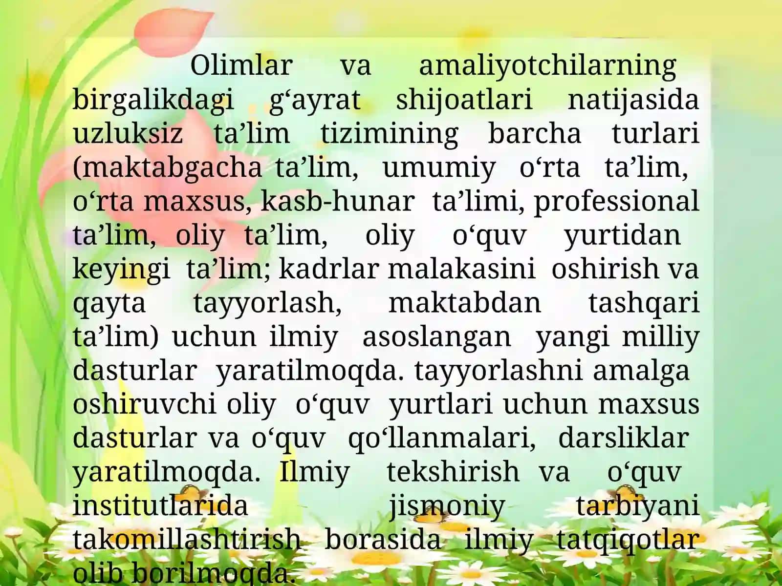 Bolalar jismoniy tarbiyasi fanining rivojlanish tizimi 3