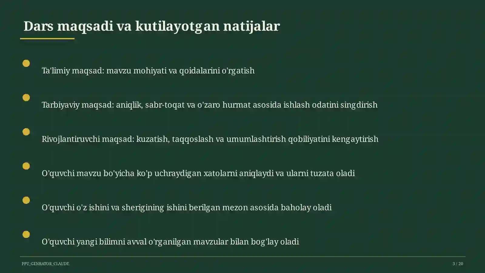 Sonli tengsizliklar va ularning xossalari (8-sinf) 3