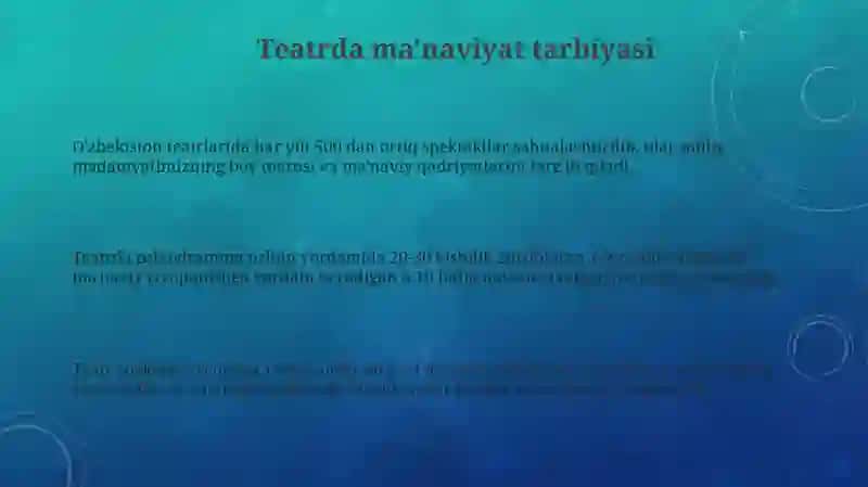 Teatrda ma'naviyat tarbiyasi 3
