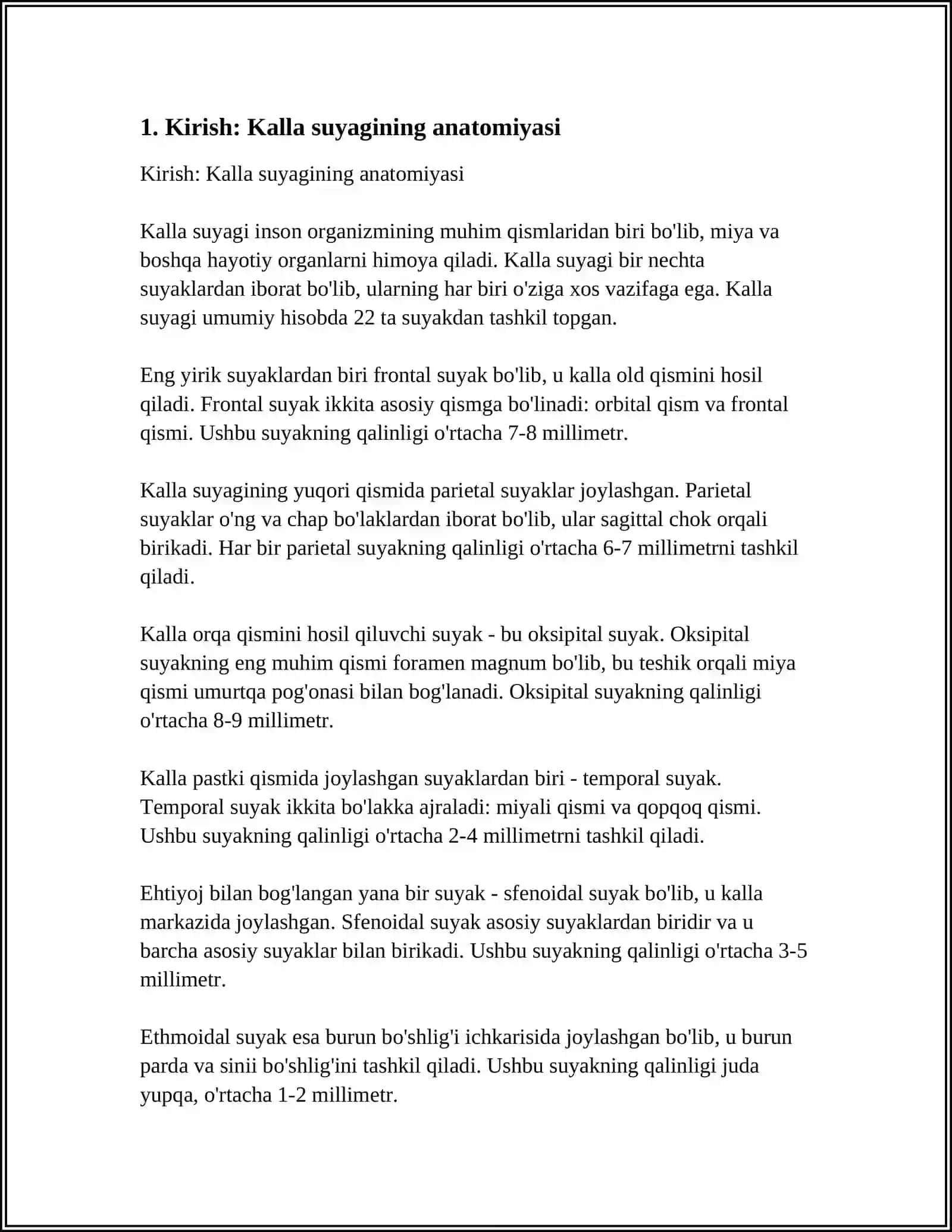 KALLA SUYAGINING RENGEN ANATOMIYASI. MUSTAQIL ISH 3