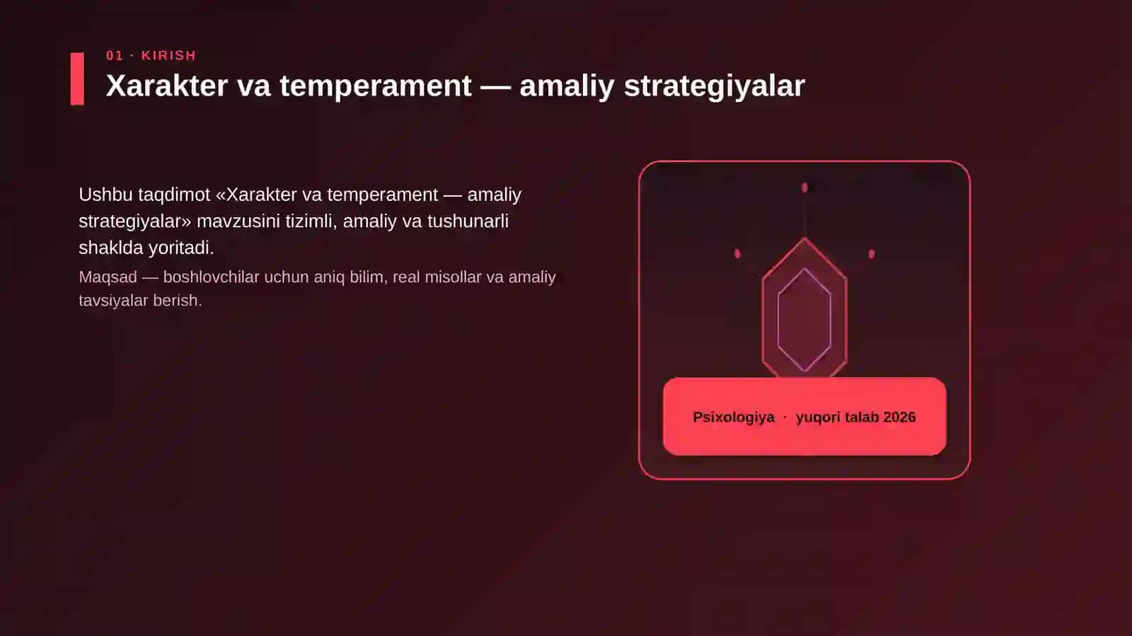 Xarakter va temperament — amaliy strategiyalar 3