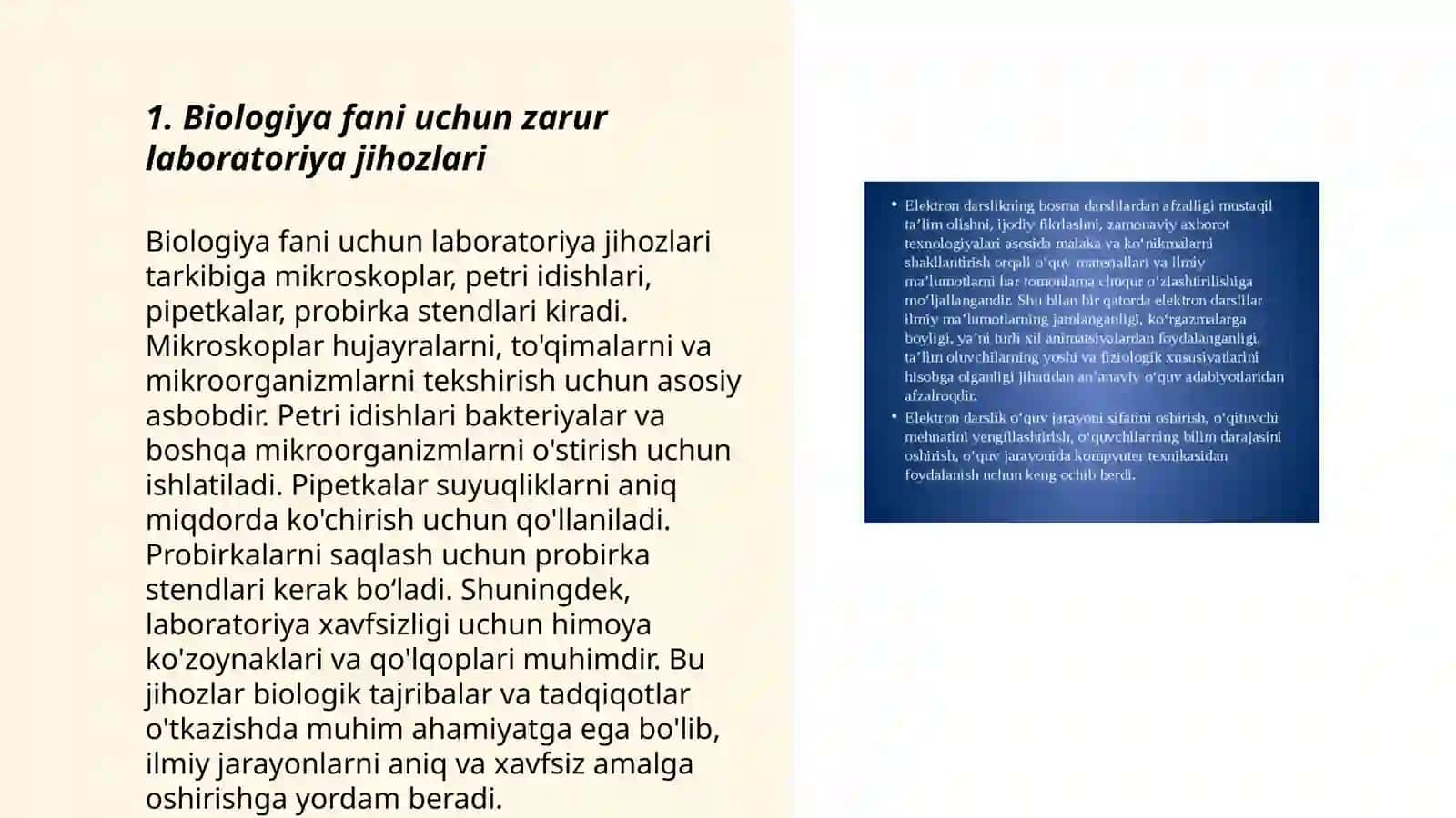 Biologiya fani uchun zarur laboratoriya jihozlari 3