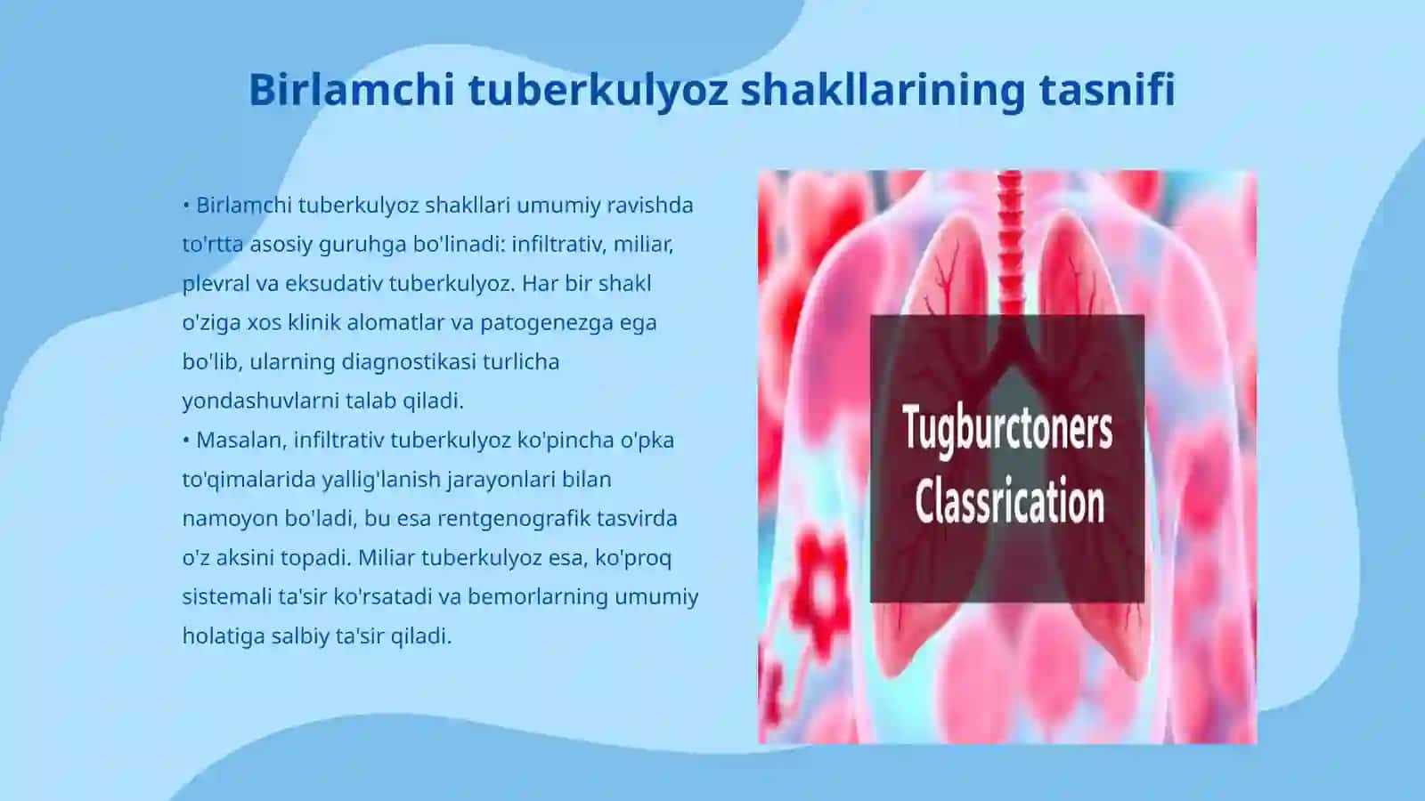 Birlamchi tuberkulyoz klinik shakllarini qiyosiy tashxislashning asosiy usullari 3