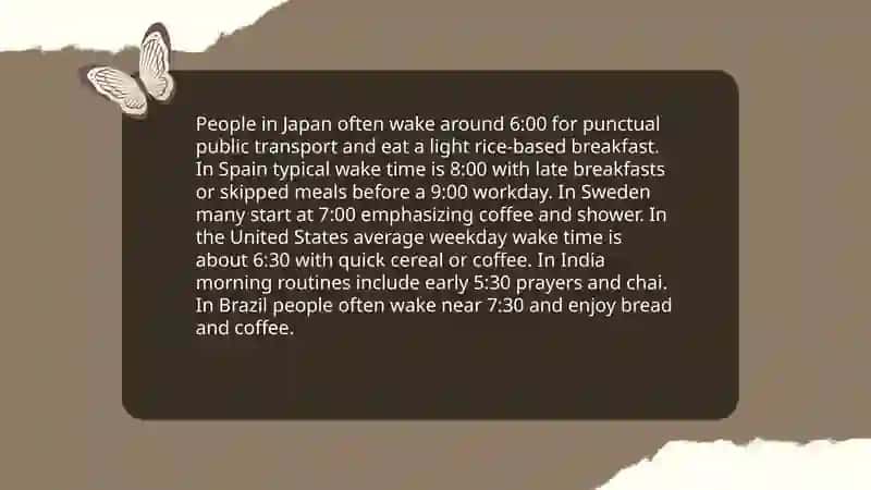 Daily Life in Different Countries 3