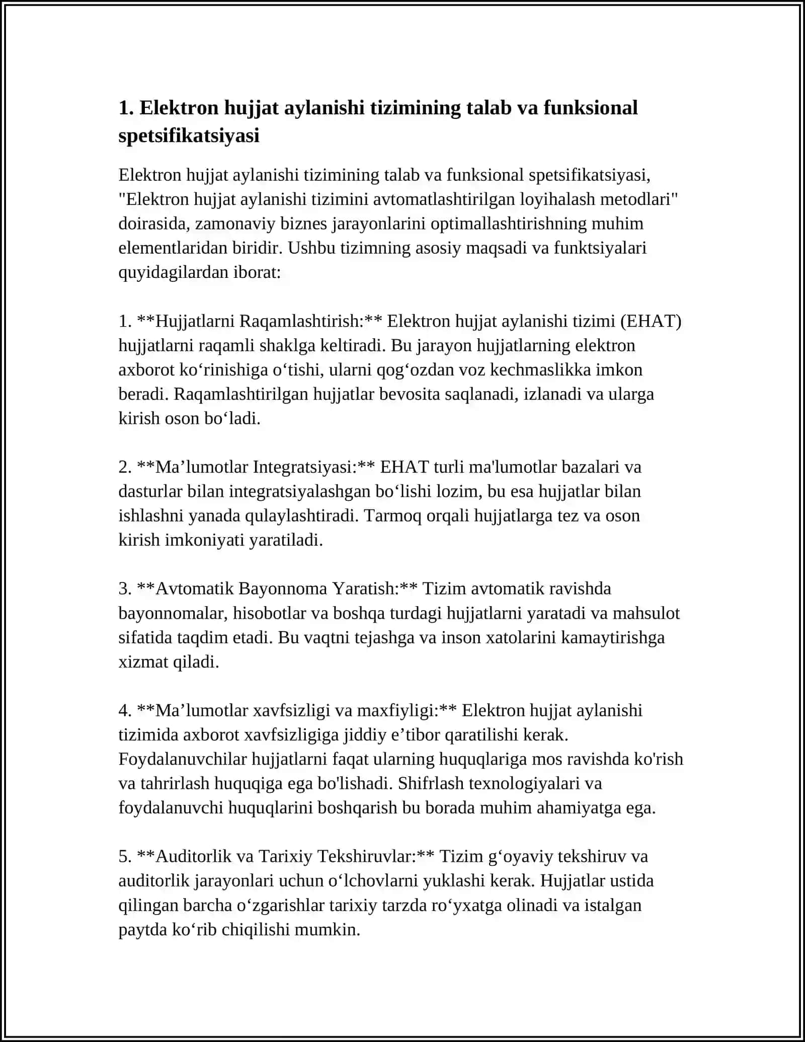 ELEKTRON HUJJAT AYLANISHI TIZIMINI AVTOMATLASHTIRILGAN LOYIHALASH METODLARI 3