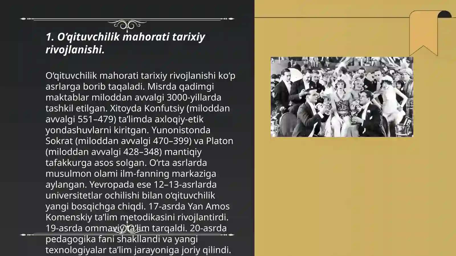 O‘qituvchilik mahorati tarixiy rivojlanishi 3