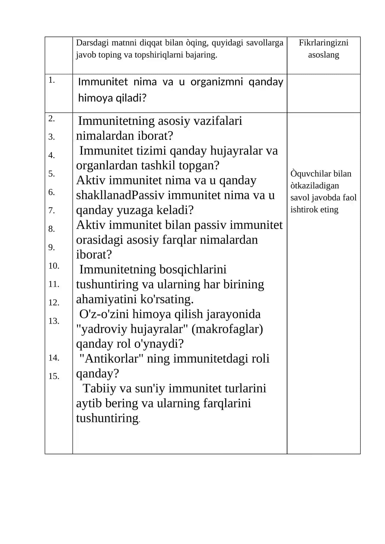 Immunitet. Aktiv va passiv immunitet. Immunitet bosqichlari va turlari. Klassik immunologiyaning asoschilari: Lui Paster I.IMechnikov va E Jennerlarning ishlari 3