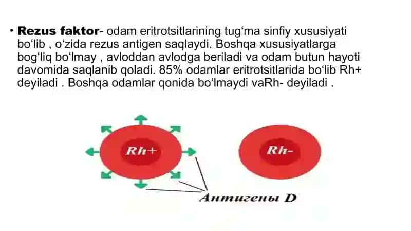 Rezusomil to'g'risidagi tushuncha 3