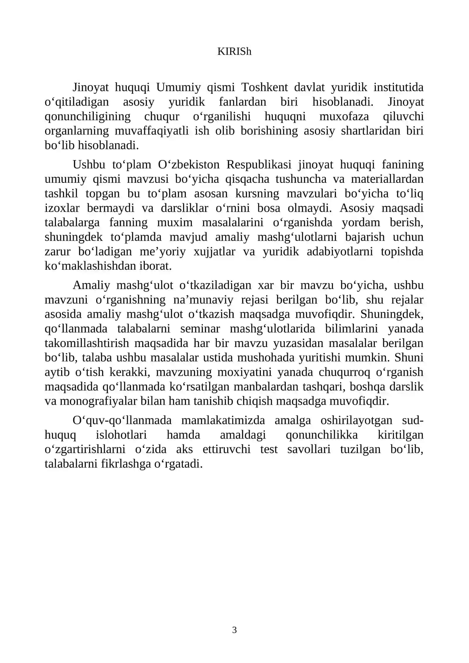 Jinoyat huquqi (Umumiy qism) 3
