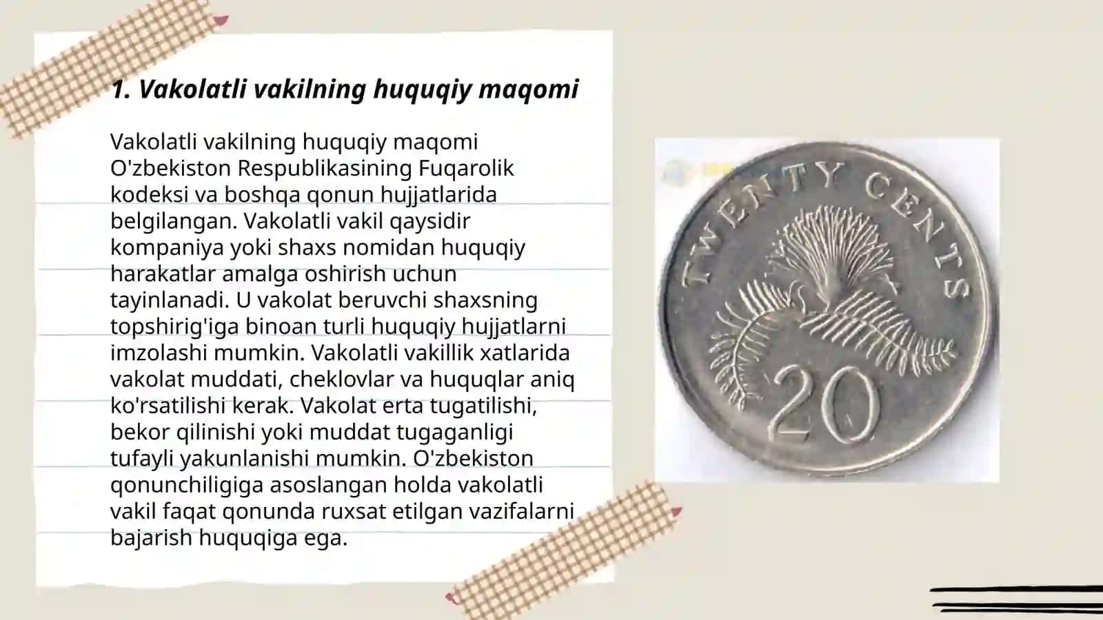 Vakolatli vakilning huquqiy maqomi 3