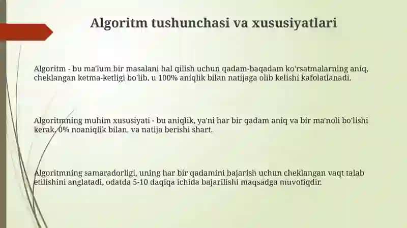 Algoritmlar 3