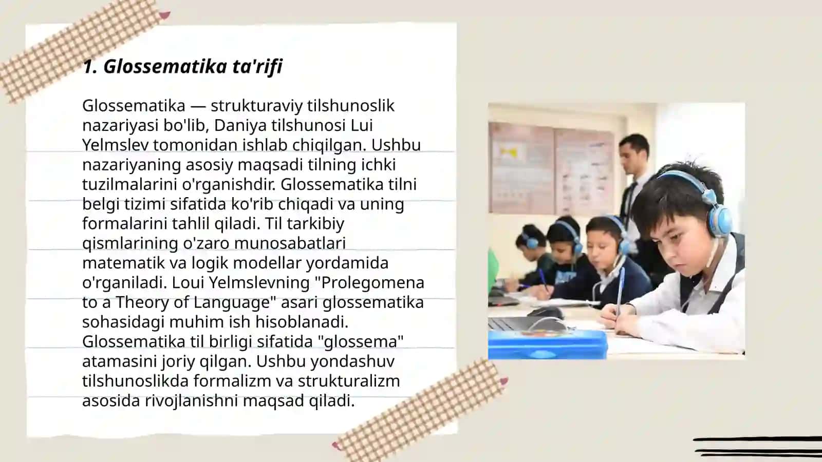 Glossematika maktabi ta'limoti 3