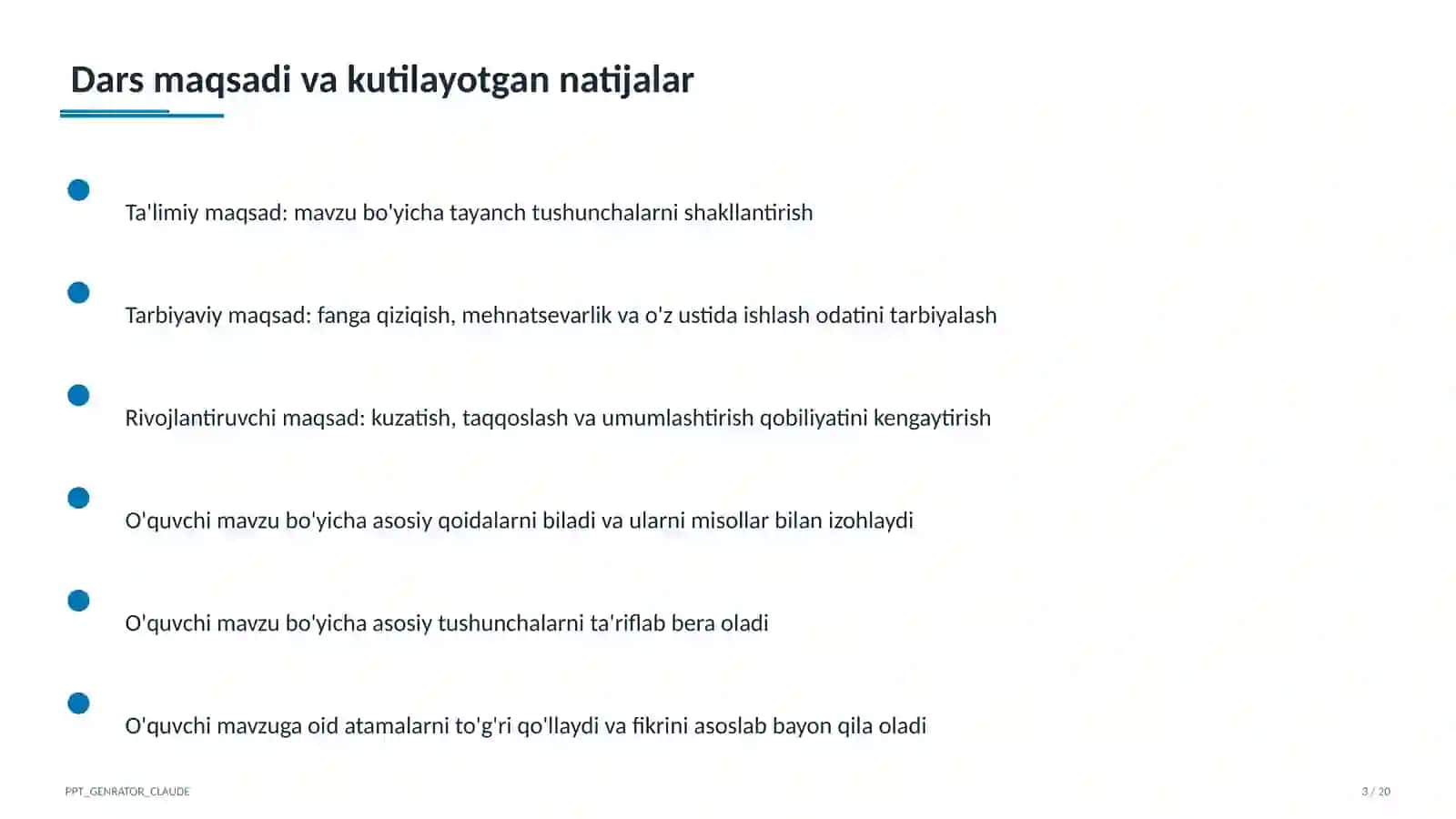 Relyef shakllari: tog'lar va tekisliklar (5-sinf) 3