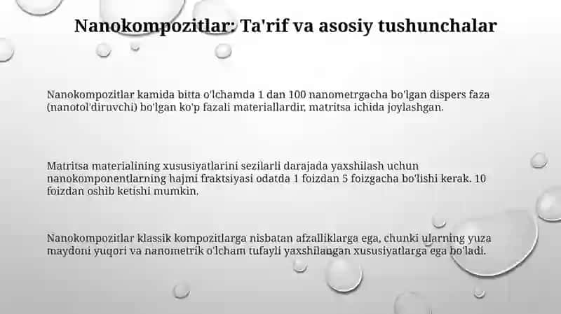 Nanokompozitlarning Xususiyatlari 3