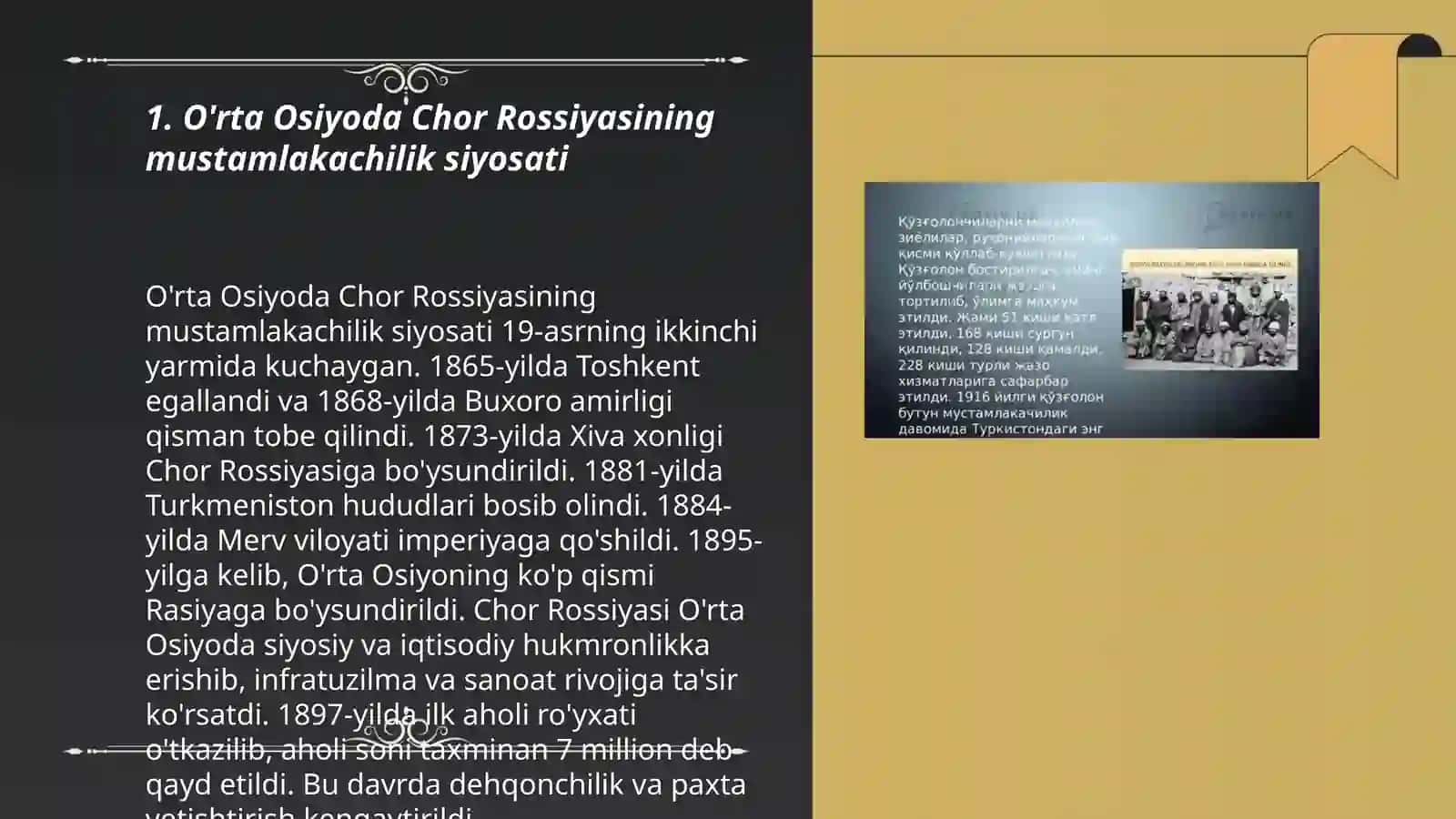O'rta Osiyoda Chor rassiyasiga qarshi milliy ozodlik.xarakatlari va ularning oqibatlari 3