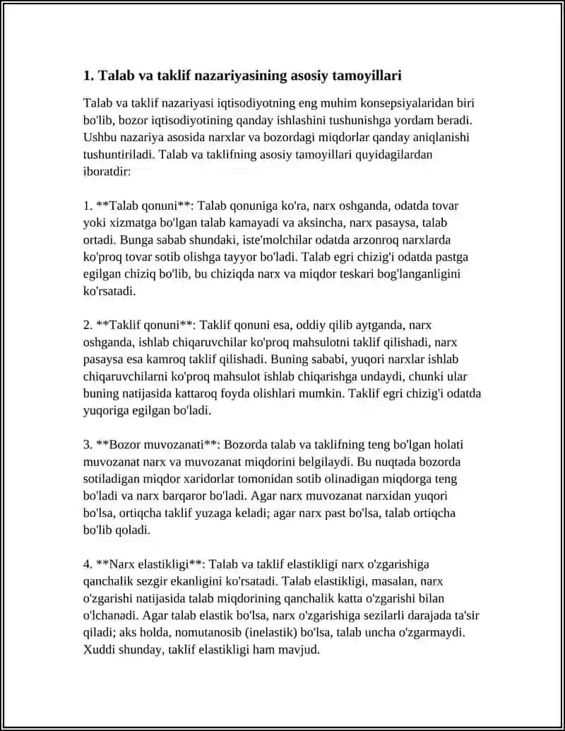 TALAB VA TAKLIF NAZARIYASI 3