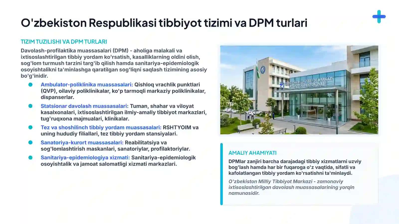 Davolash-profilaktika muassasalari (DPM) va Tibbiy hujjatlar yuritish tartibi 3