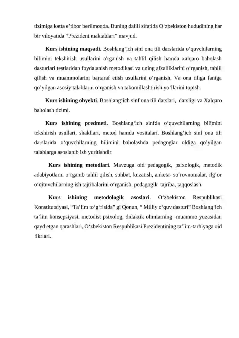 Boshlang’ich sinflarda ona tili darslariga qo’yiladigan talablar 3