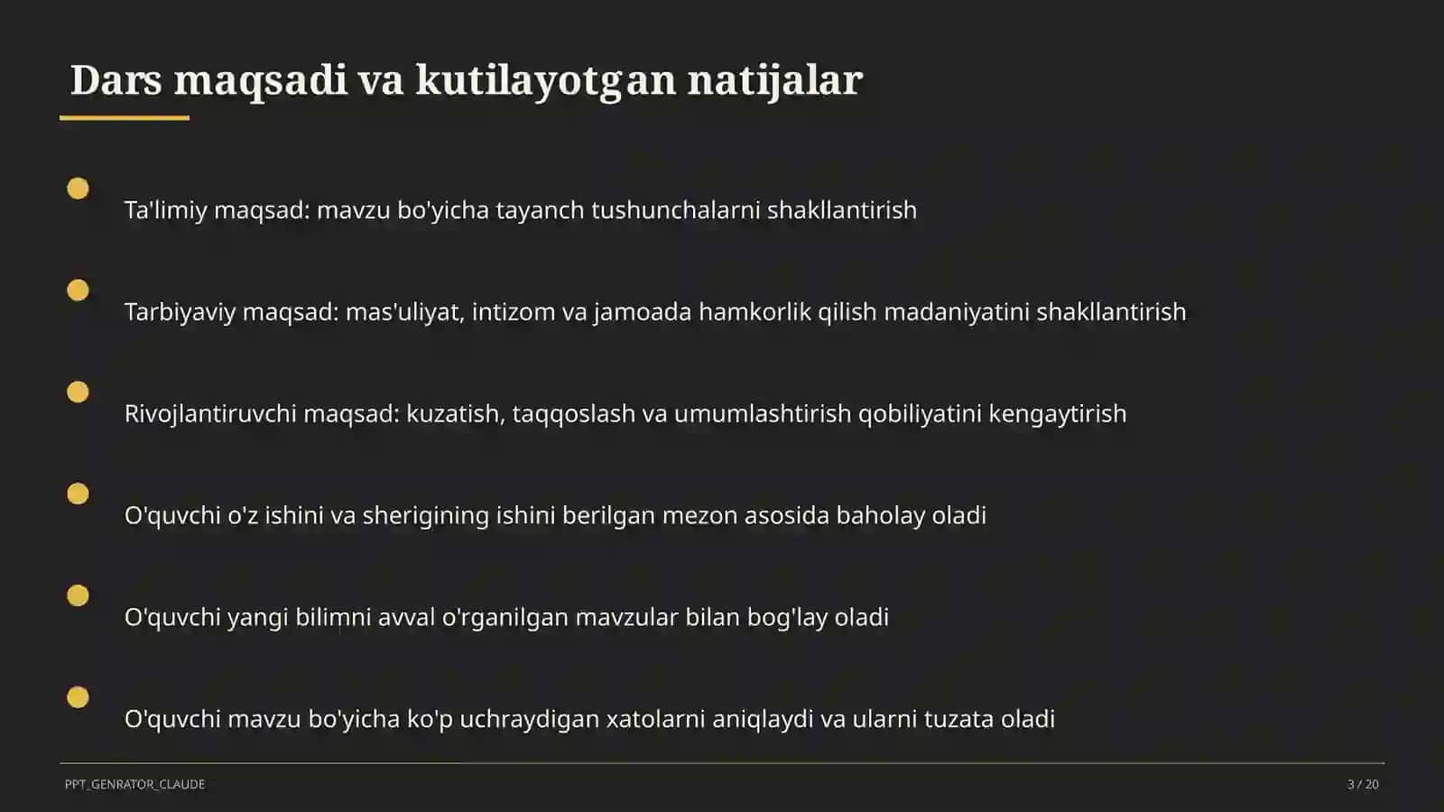PowerPoint dasturida taqdimot yaratish (7-sinf) 3
