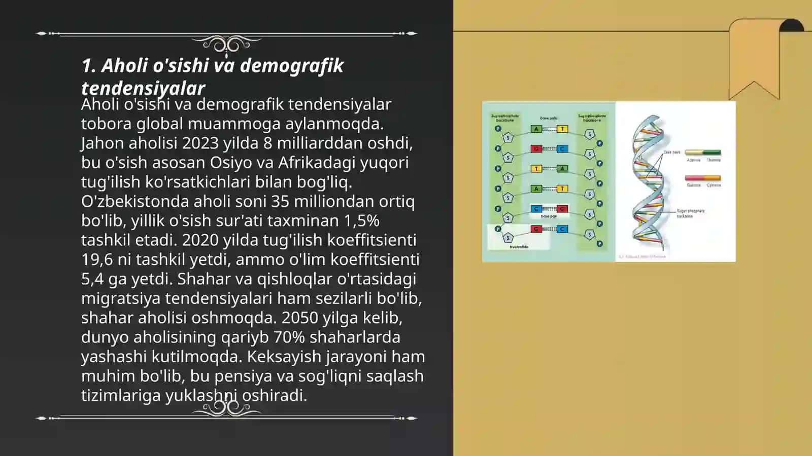 Aholi o'sishi va demografik tendensiyalar 3