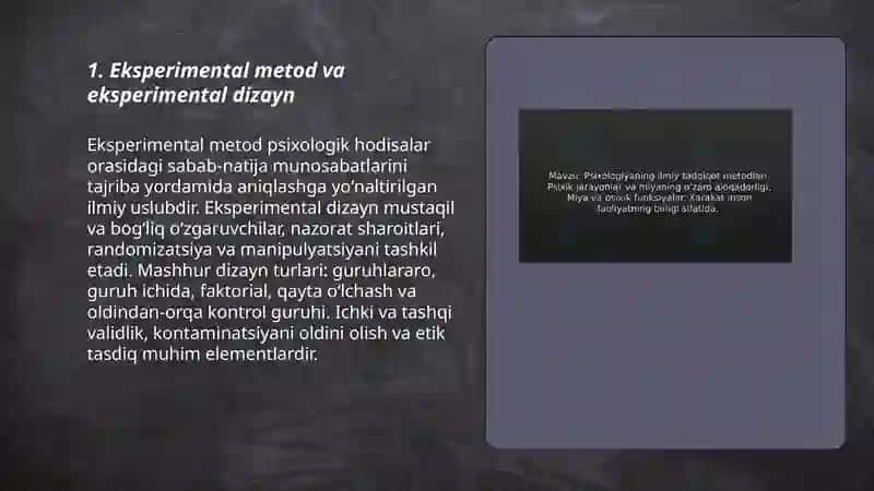 Psixologiyaning ilmiy tatqiqot metodlari 3