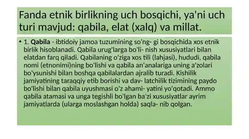 ETNOGENEZ VA ETNIK TARIX MASALALARI 3