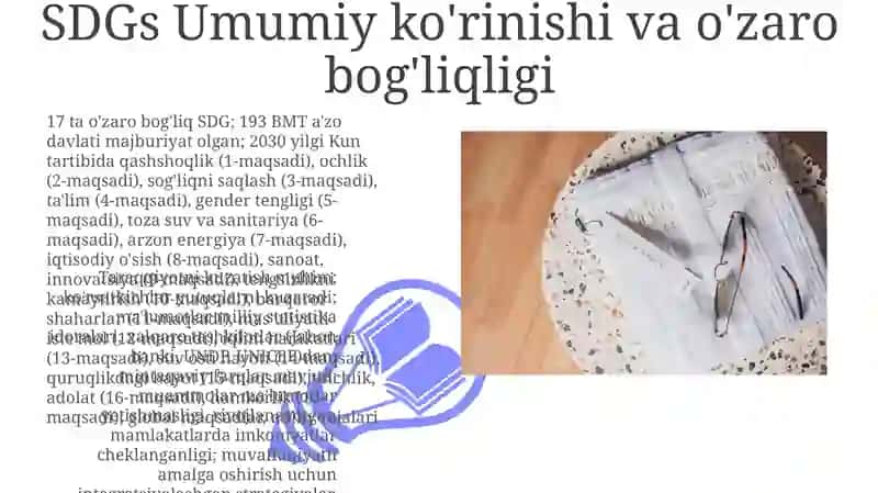 BMTning Barqaror Rivojlanish Maqsadlariga erishish: muammolar va imkoniyatlar 3