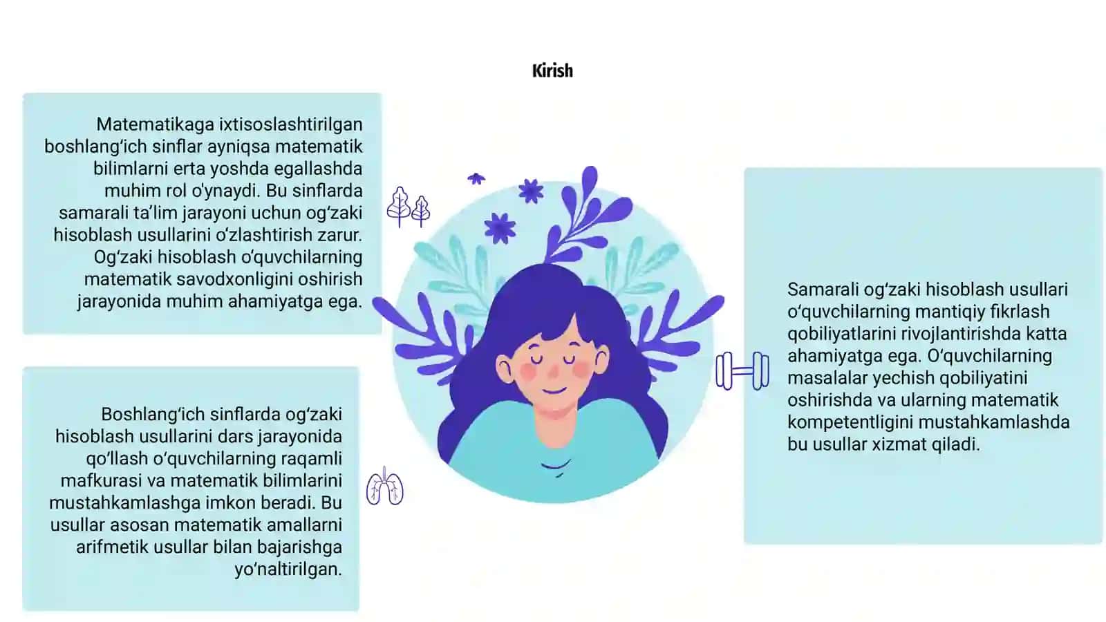 Matematikaga ixtisoslashtirilgan boshlangʻich sinflarda oʻqitishda ogʻzaki hisoblash usullari 3